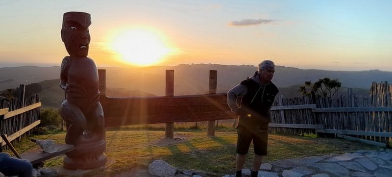 Early morning reveal of Te Tohu Early morning reveal of Te Tohu