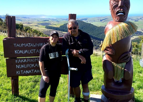 Ahuriri is one of our guides who shares knowledge of place and person.
